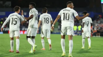 ريال مدريد يعزز صدارته في الدوري الإسباني بقيادة مبابي ضد خيتافي